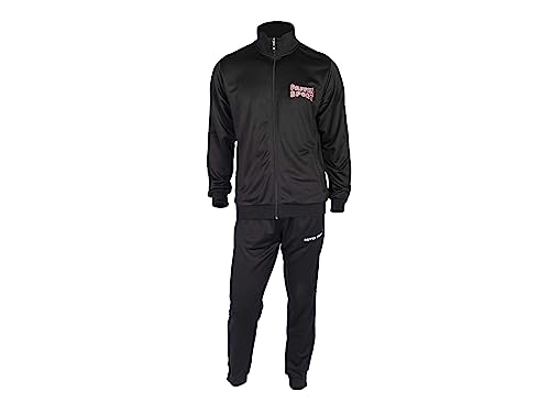 PAFFEN SPORT «ATHLETE II» Track Suit Trainingsanzug, schwarz, Gr. XL