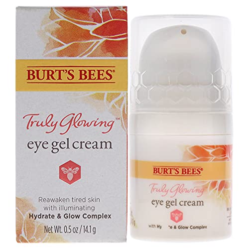 Burts Bees Truly Glowing Eye Gel Cream for Unisex 0.5 oz Cream