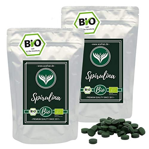 Azafran BIO Spirulina Algen Presslinge (Tabletten) 1kg