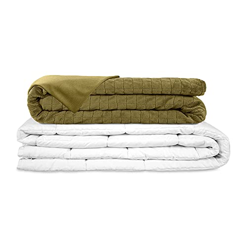 GRAVITY TherapieDecke 4 Jahreszeiten Bettdecken Kühlende - Collection Freedom - Schwere Decke für Erwachsene/Jugendliche Für besseren Schlaf,, Größe: 135x200 cm, 8 kg