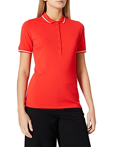 Brax Golf Damen Style Pia X Cooltech Polo Poloshirt, ROT, XL