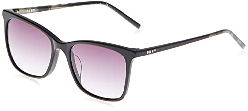 DKNY Womens DK500S Sunglasses, BLACK, 54mm, 18mm, 135mm