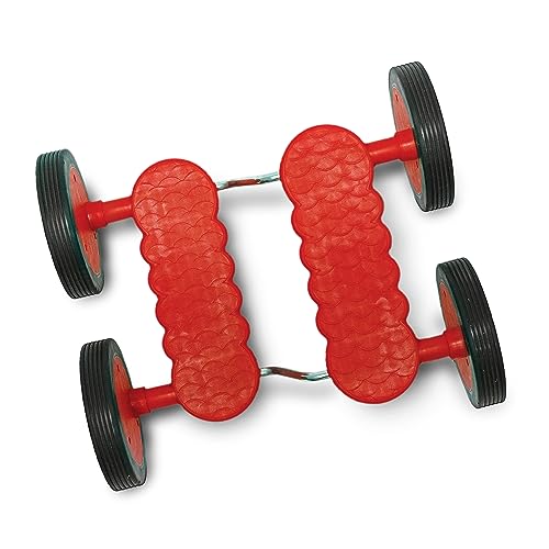 Tobar 08484 Pedalrenner für Kinder, ca. 36 cm groß in rot, Pedalroller trainiert spielerisch Balance, Gleichgewicht und Koordination