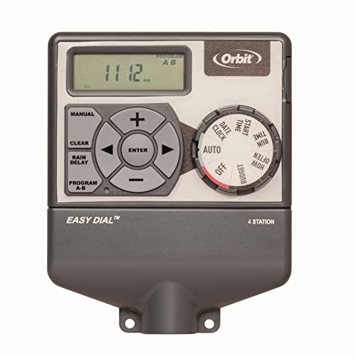 Orbit 28964 Easy Dial 4-Stationen Innenregner Controller