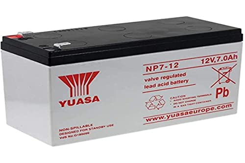 Yuasa NP7 7Ah 12 V/VdS Bleisäure Batterie