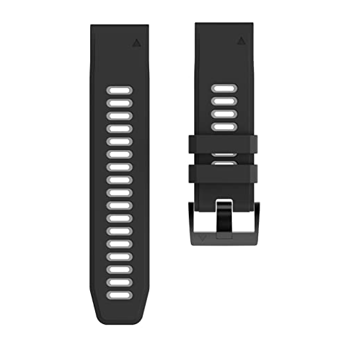 INEOUT 26 mm 22 mm 20 mm QuickFit Armband kompatibel mit Garmin Epix Fenix 7 7X 7S Solar 6 6X 6S Pro 5X 5S Plus/Instinct 2/Forerunner 945 Silikonband, For Garmin EPI, Achat