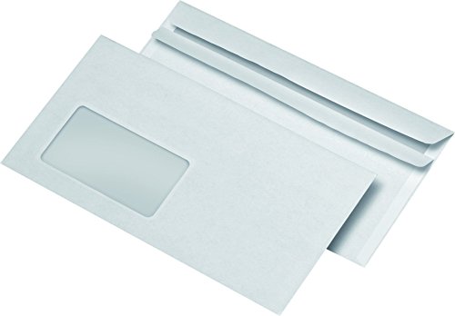 Elepa - rössler kuvert 30006838 Briefumschläge SK Briefhülle DL mit Fenster 72 g weiß