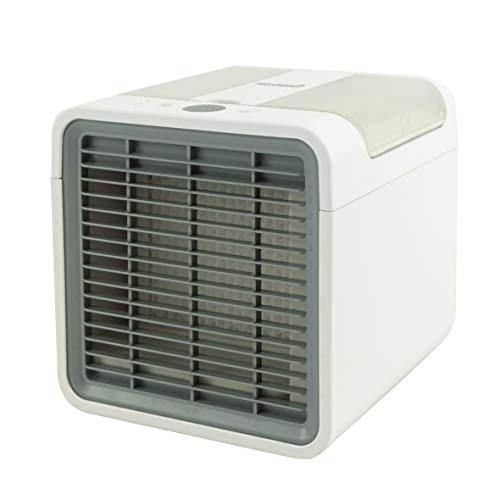 MaxxHome Klimagerät - Luftkühlung Leise (72w) mit Praktischem Design - Luftkühler für Wohnraum, Büro & Geschäft - Energiesparsames Klimagerät mit Kühlfunktion - Moderne Raumkühlung Weiß
