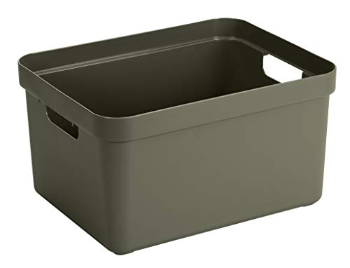 Sunware Sigma Home Aufbewahrungsbox 32 Liter Farbe, dunkelgrün, One Size