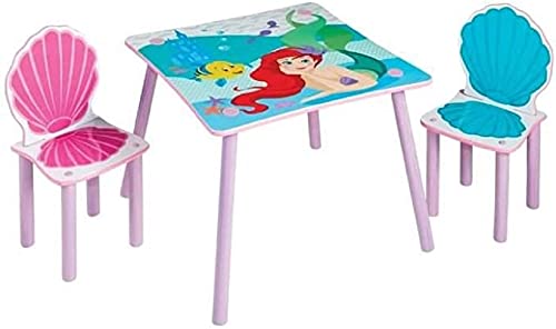 Disney Prinzessin Arielle - Set aus Tisch und 2 Stühlen für Kinder