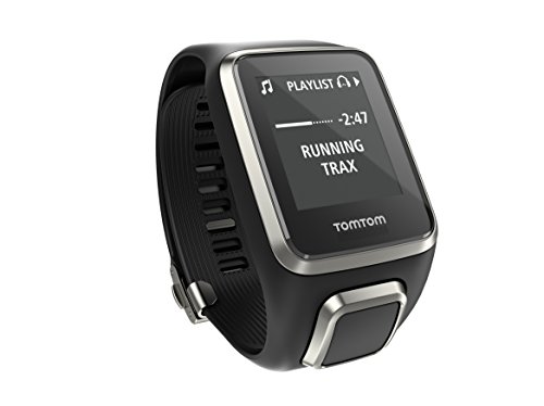 TomTom Spark Cardio + Music Premium Edition GPS-Fitnessuhr schwarz, Größe L