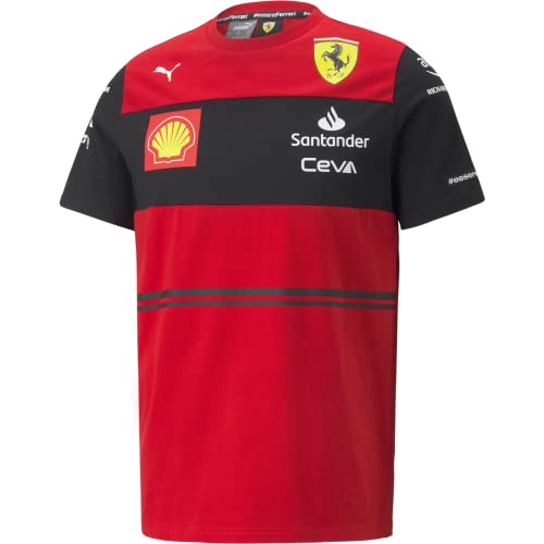 Scuderia Ferrari - Offizielle Formel 1 Merchandise 2022 Kollektion - Kinder 2022 Team T-Shirt - Rot - Größe: 152