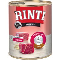 Sparpaket: RINTI Sensible 12 x 800 g - Rind & Reis