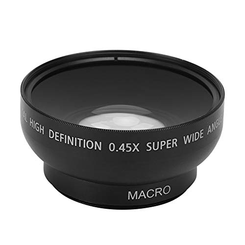 46MM 0,45X Weitwinkel Makroobjektiv - Aluminiumlegierung + Optisches Glas - Für Landschaftsfotografie - Kamera Superweitwinkelobjektiv - Für Alle Kameraobjektive Mit 46MM Durchmesser