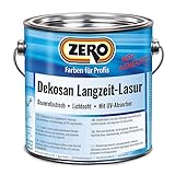 Zero Dekosan Langzeit-Lasur 2,5 Liter Nussbaum
