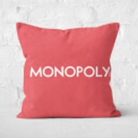 Monopoly Go Square Cushion - 60x60cm - Soft Touch