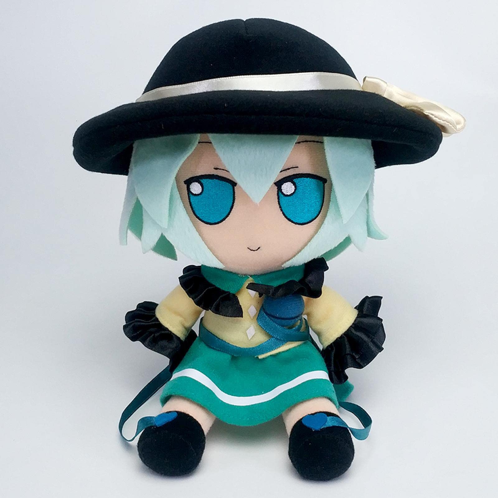 Schöne Plüschpuppen, Fumo Komeiji Koishi Gefülltes Puppenkissen, Kawaii Plüschtiere, Für Mädchen Jungen Kuscheliges Umarmungskissen Geburtstagsgeschenk 20 cm