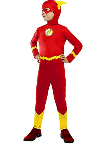 Funidelia | Flash Kostüm 100% OFFIZIELLE für Jungen Größe 3-4 Jahre ▶ Superhelden, DC Comics, Liga de la Justicia - Farben: Bunt, Zubehör für Kostüm - Lustige Kostüme für Deine Partys