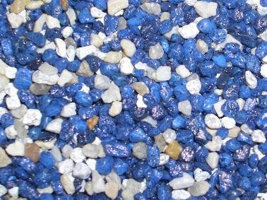 Aquarienkies bunt Color blau-Mix 2-3 mm MultiColorKies Farbkies 25 kg