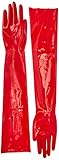The Latex Collection Damen 29001493031 Latex Handschuhe, Medium, Rot (Rosso 001), One Size (Herstellergröße