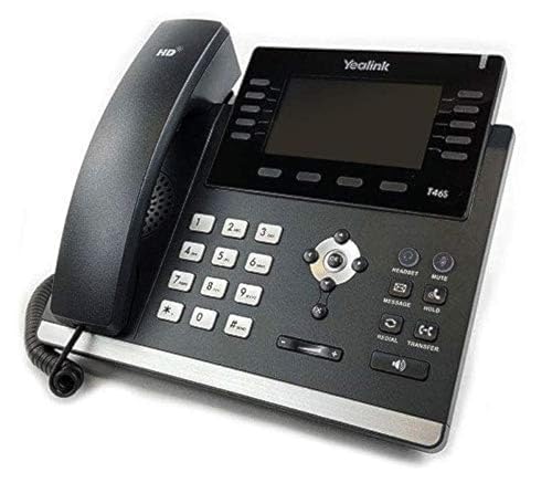 Yealink IP Telefon SIP-T46S VoIP-Telefon, schwarz