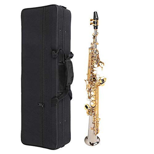 Leichtes Sopransaxophon, langlebiges Messing-Saxophon mit hoher Empfindlichkeit, zum Üben des Spielens