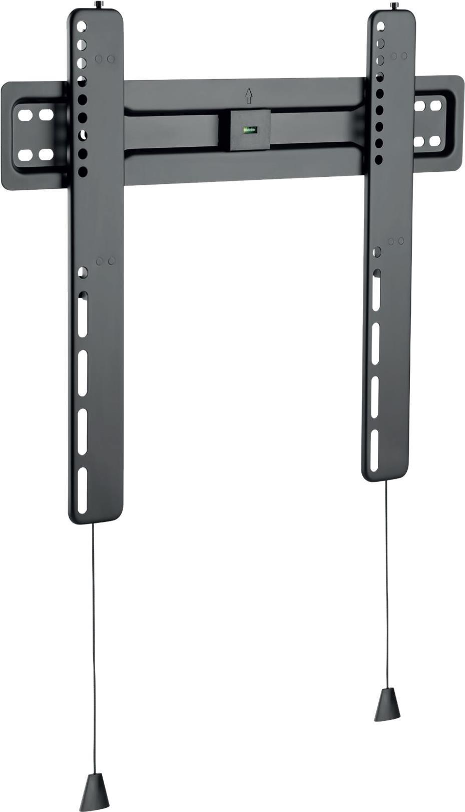 HAGOR BL Superslim 400 - Befestigungskit (Wandmontage) - für LCD-Display - verriegelbar - fest schwarz - Bildschirmgröße: 81-140 cm (32-55) - Montageschnittstelle: bis zu 400 x 400 mm