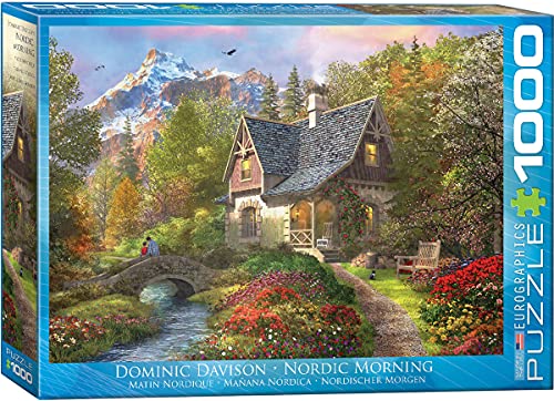 empireposter Dominic Davison - Morgens im Gebirge - 1000 Teile Puzzle im Format 68x48 cm