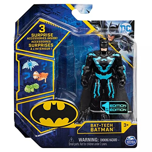 DC Bat-Tech Suit Batman Actionfigur, 10,2 cm, 1. Auflage