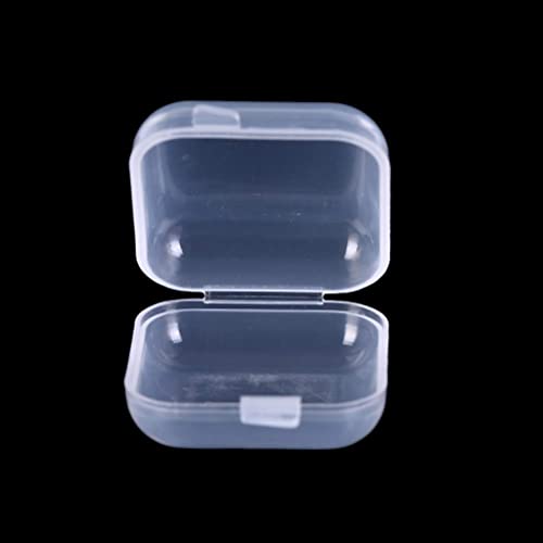 SkVLf Clear Pill Box Earplugs: Mini-Aufbewahrungsbehälter für wöchentliche Medikamente, 1 Stück