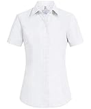 Greiff Damen-Bluse BASIC, Regular Fit, Stretch, easy-care, 6516, weiß, Größe 40