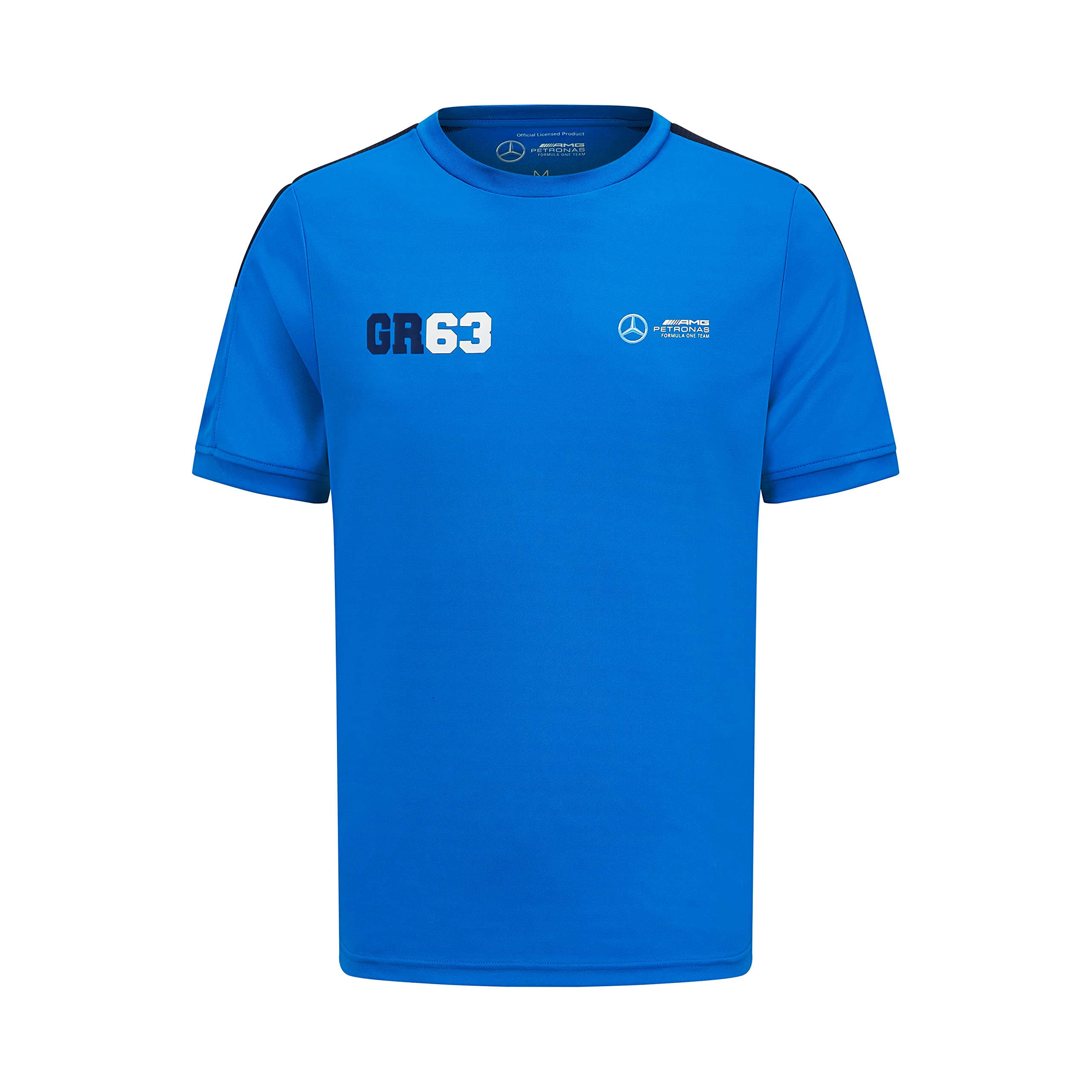 MERCEDES AMG PETRONAS Formula One Team - George Russell Sport-T-Shirt - Blau - Männer - Größe: XXL