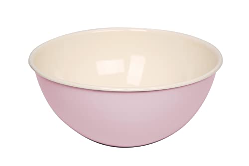 Riess 0465-006 Klassische Haushaltsartikel Schüssel Pastellfarben sortiert, Durchmesser 26 cm, rosa
