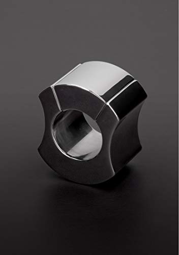 Triune Triad Magnetische Hodenstrecker aus Edelstahl 30mm - Silber 1er Pack