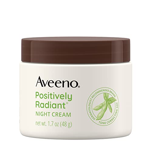 Aveeno Positively Radiant Intensive Night Cream with Vitamin B3, 1.7 Ounce (Pack of 3) by Aveeno