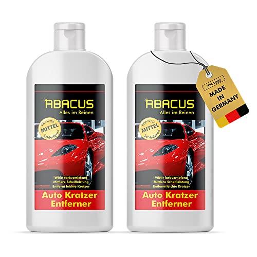 ABACUS 2X 500 ml PRE-Poli- Kratzerentferner & Lackreiniger für Auto (7077)