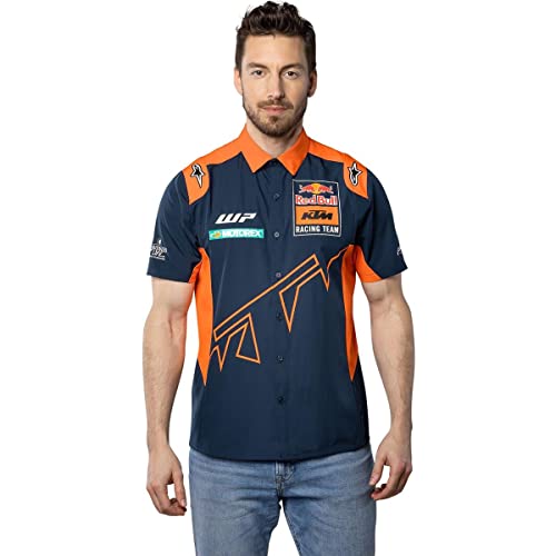 Red Bull KTM Official Teamline Hemd, Herren Large - Original Merchandise