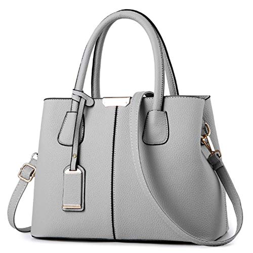 Handtasche Damen UmhäNgetasche Handtasche Damen Handtaschen Einfache Mode Handtasche UmhäNgetasche Crossbody Bag Damen Gray