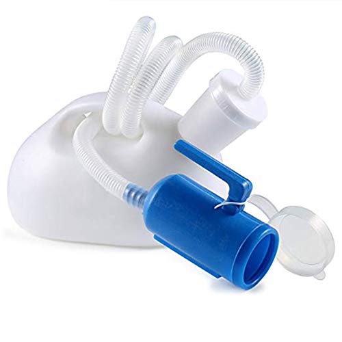 Tragbare Pipi-Flasche der Männer, weibliche Urinals 2000 ML für Krankenhaus-Home-Camping-Auto-Reise,White