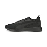 PUMA Unisex Adults' Sport Shoes FLYER FLEX Road Running Shoes, PUMA BLACK-PUMA BLACK, 40