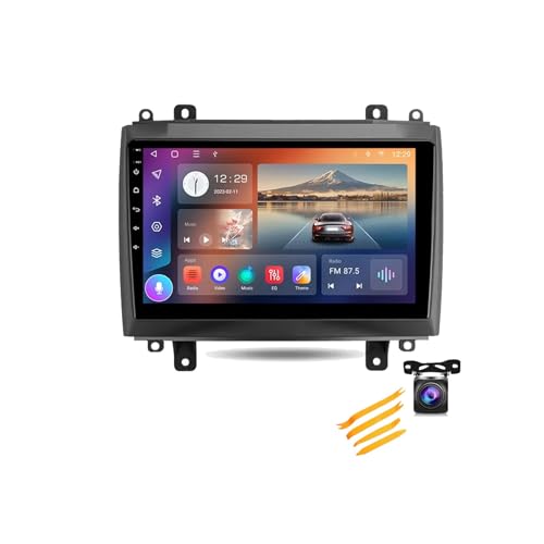 FONALO Android 12 Doppel Din Autoradio mit Navi for Cadillac Cts 2002-2007 SRX 2003-2009 9 Zoll Touchscreen Auto Radio Stereo mit WiFi FM Bluetooth MIC Lenkradsteuerung (Color : 4-Core 1+32G)