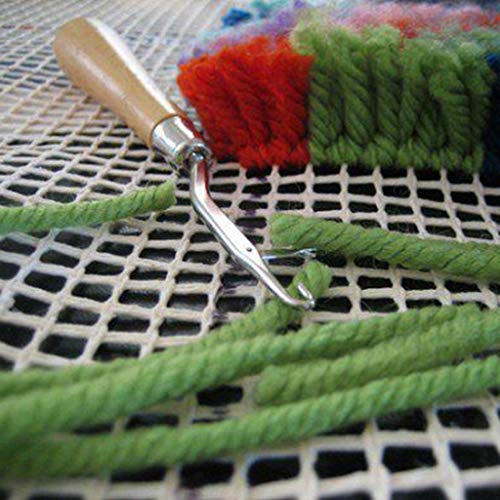 S-TROUBLE 100x150cm Blank Teppich Hooking Mesh Canvas Latch Hook Teppich Herstellung Teppich Tapisserie DIY Kit Tool für Stickerei Handwerk Dekoration