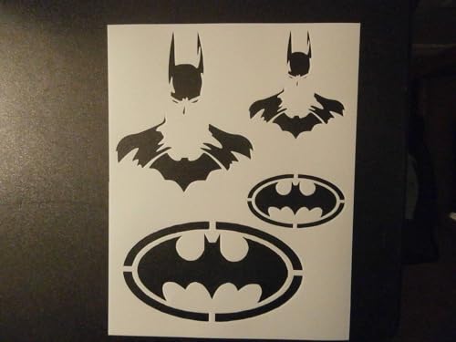 Batman Dark Knight benutzerdefinierte Schablone – Entfesseln Sie Ihre heldenhafte Kunstfertigkeit – DIY-Kunsthandwerk, Wandschablonen, dekorative Vorlagen, wiederverwendbare Schablonen für