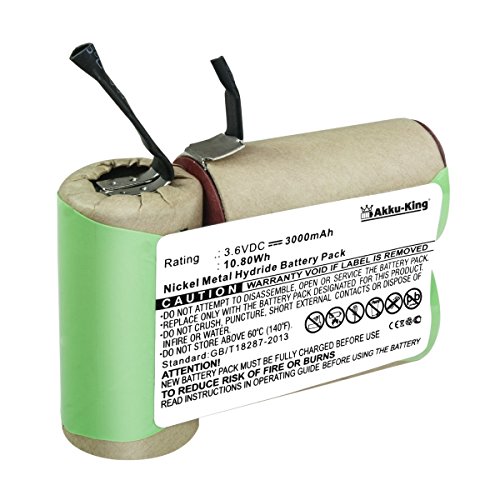 Akku-King Akku kompatibel mit Black & Decker V3610 - NI-MH 3000mAh