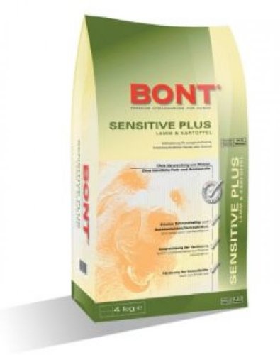 BONT Sensitive Plus Lamm + Kartoffel 1 x 4 kg für futterempfindliche Hunde Trockenfutter