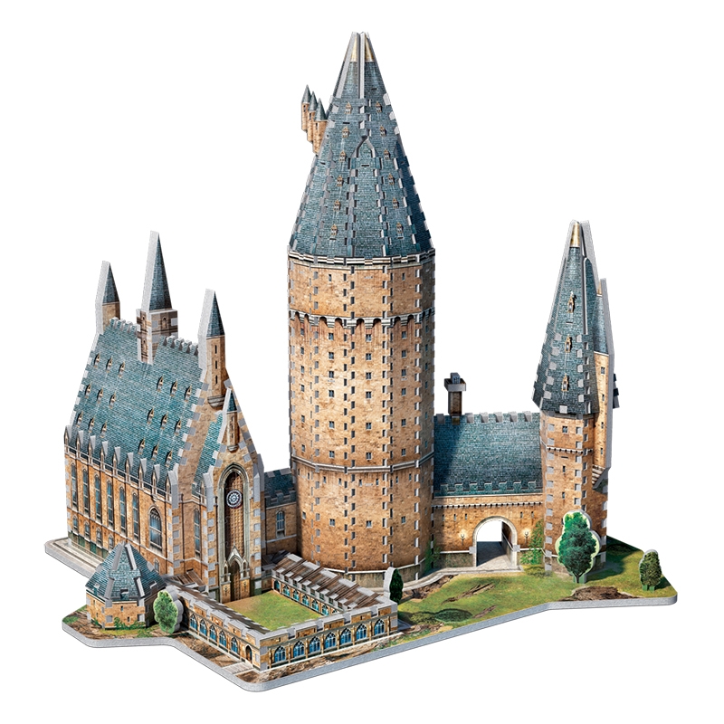 Wrebbit 3D 3D Puzzle - Harry Potter (TM): Hogwarts - Gro�e Halle 850 Teile Puzzle Wrebbit-3D-2014