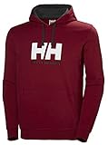 Helly Hansen Herren hh logo hoodie Sweatshirt mit Kapuze, Oxblood, S EU