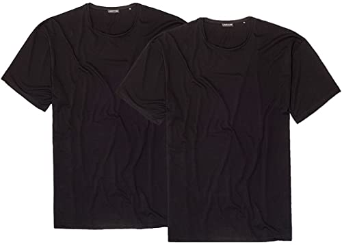 Basic T-Shirt im Doppelpack in Geschenkebox mit Rundhals-Ausschnitt (5XL)