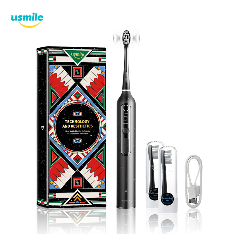 Usmile U3 Micro Bubble Elektrische Ultraschall-Zahnbürste Zahnaufhellung Sonic IPX7 Wasserdicht Schnellladung Wiederaufl