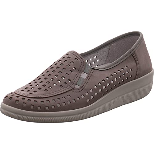 LONGO Damen Slipper 1006441 grau 344115